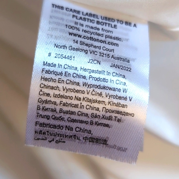 Cottonwood White Linen Sweetheart puff sleeve Dress Size 16 New with tags - Picture 13 of 13